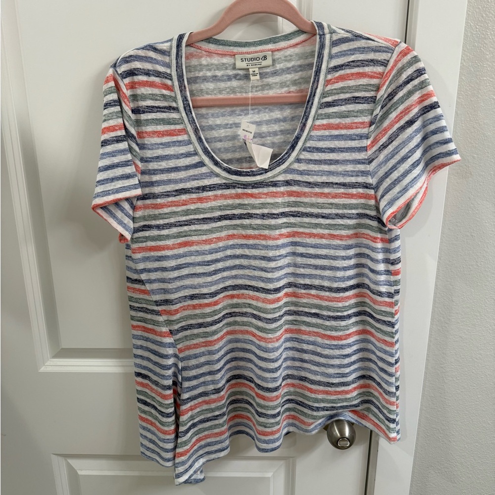 NWT sz m - striped shirt